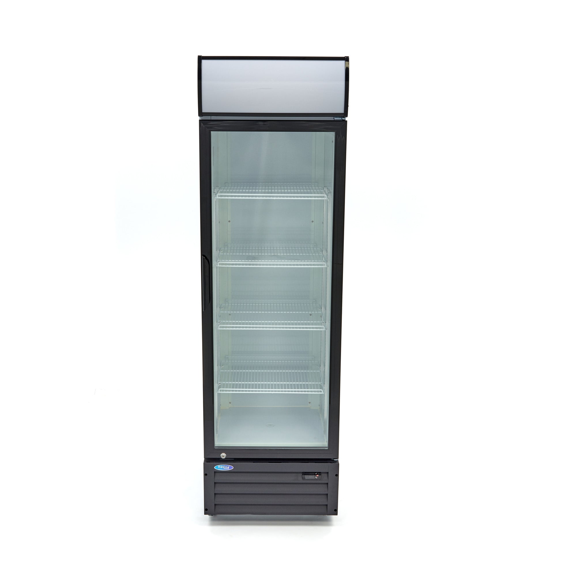 Réfrigérateur à boissons - 360L - 4 étagères ajustables inox 205 W Maxima - vue 6 - Frigo professionnel vitré pro CHR - Cuistéo