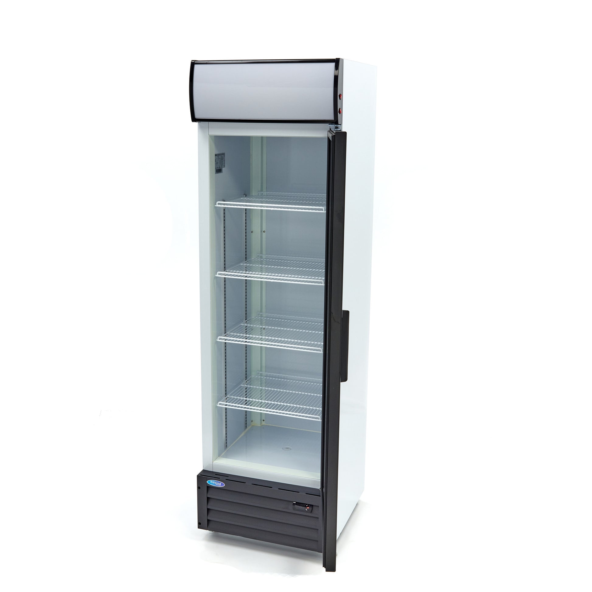 Réfrigérateur à boissons - 360L - 4 étagères ajustables inox 205 W Maxima - vue 7 - Frigo professionnel vitré pro CHR - Cuistéo