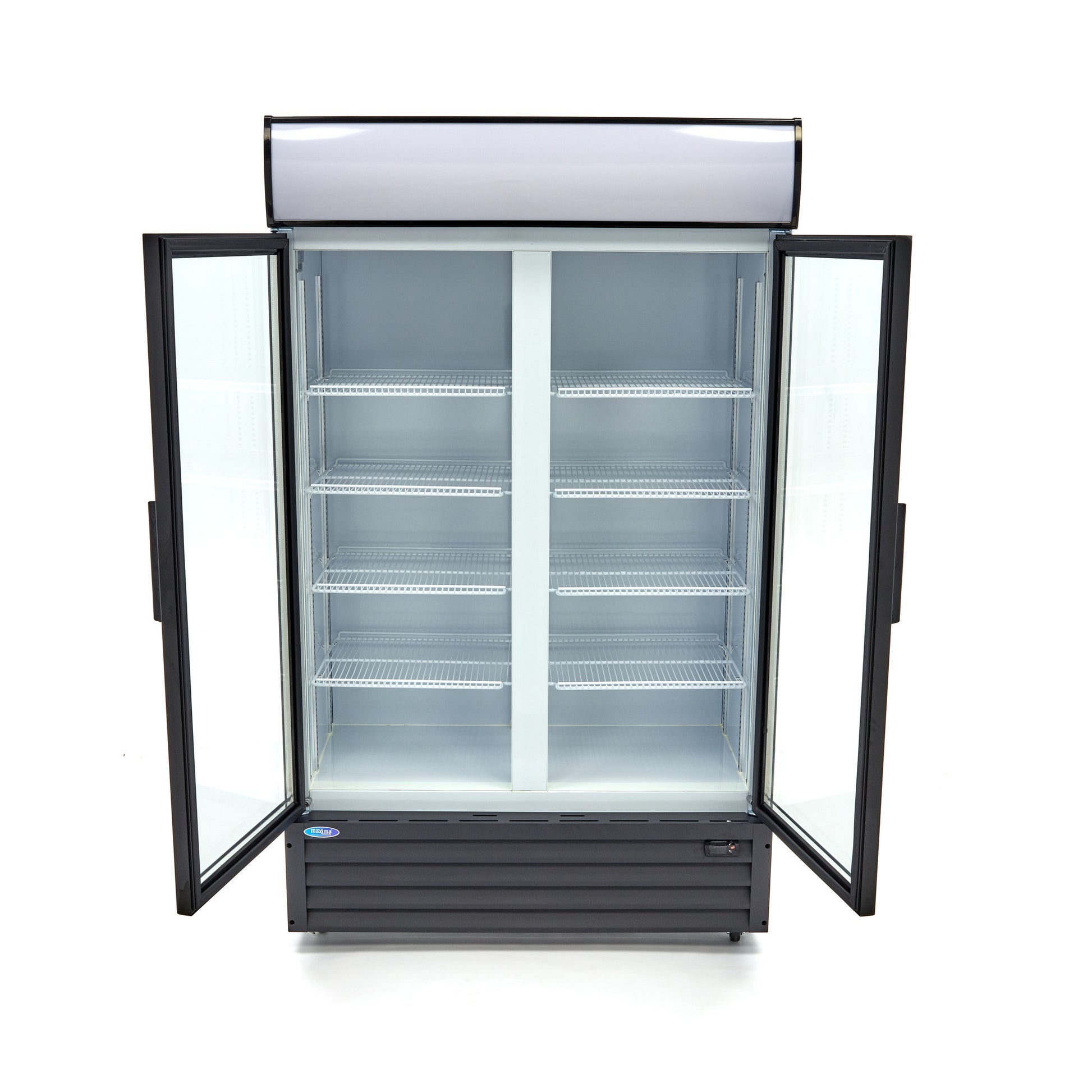 Réfrigérateur à boissons - 700L - 8 étagères réglables inox 680 W Maxima - vue 5 - Frigo professionnel vitré pro CHR - Cuistéo