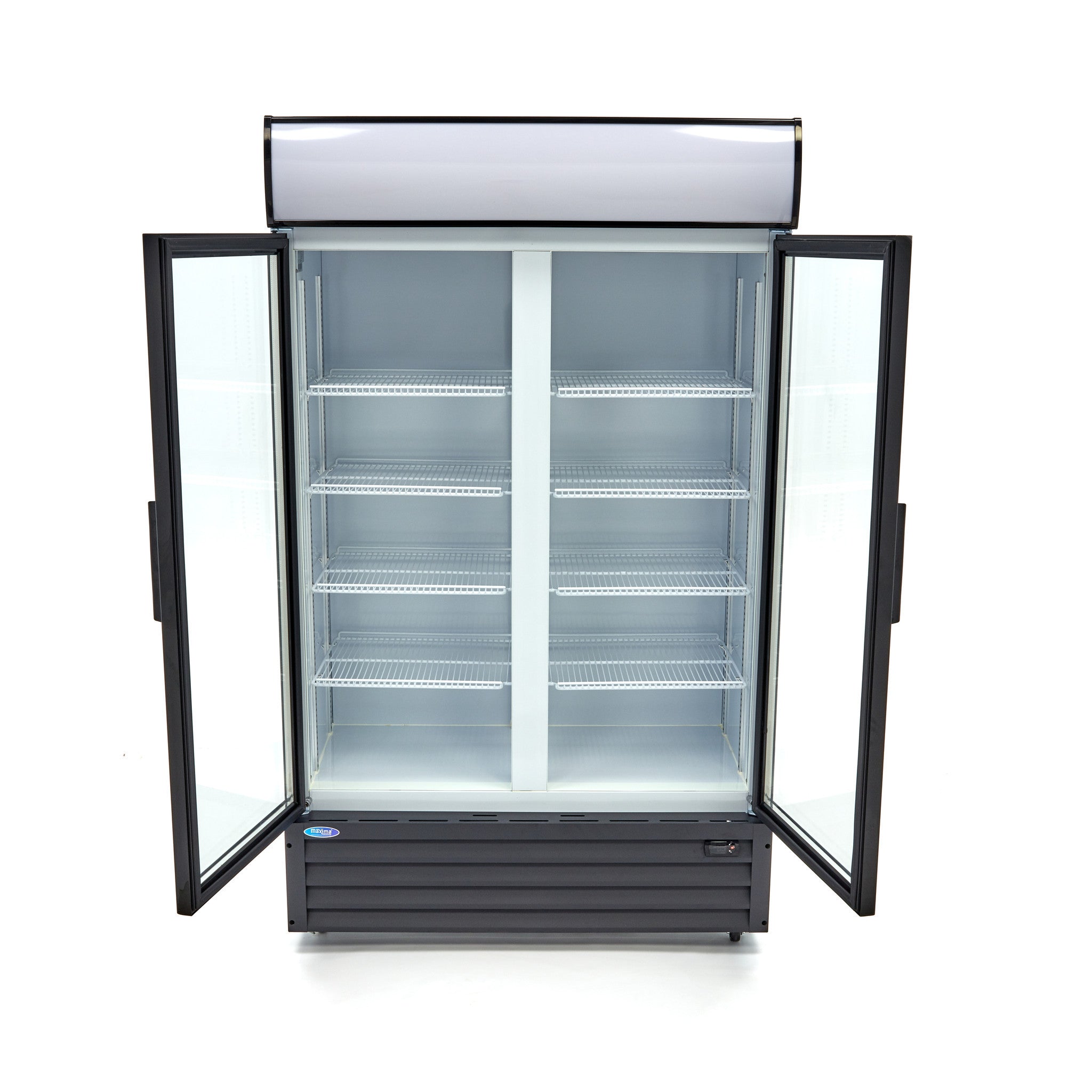 Réfrigérateur à boissons - 700L - 8 étagères réglables inox 680 W Maxima - vue 5 - Frigo professionnel vitré pro CHR - Cuistéo