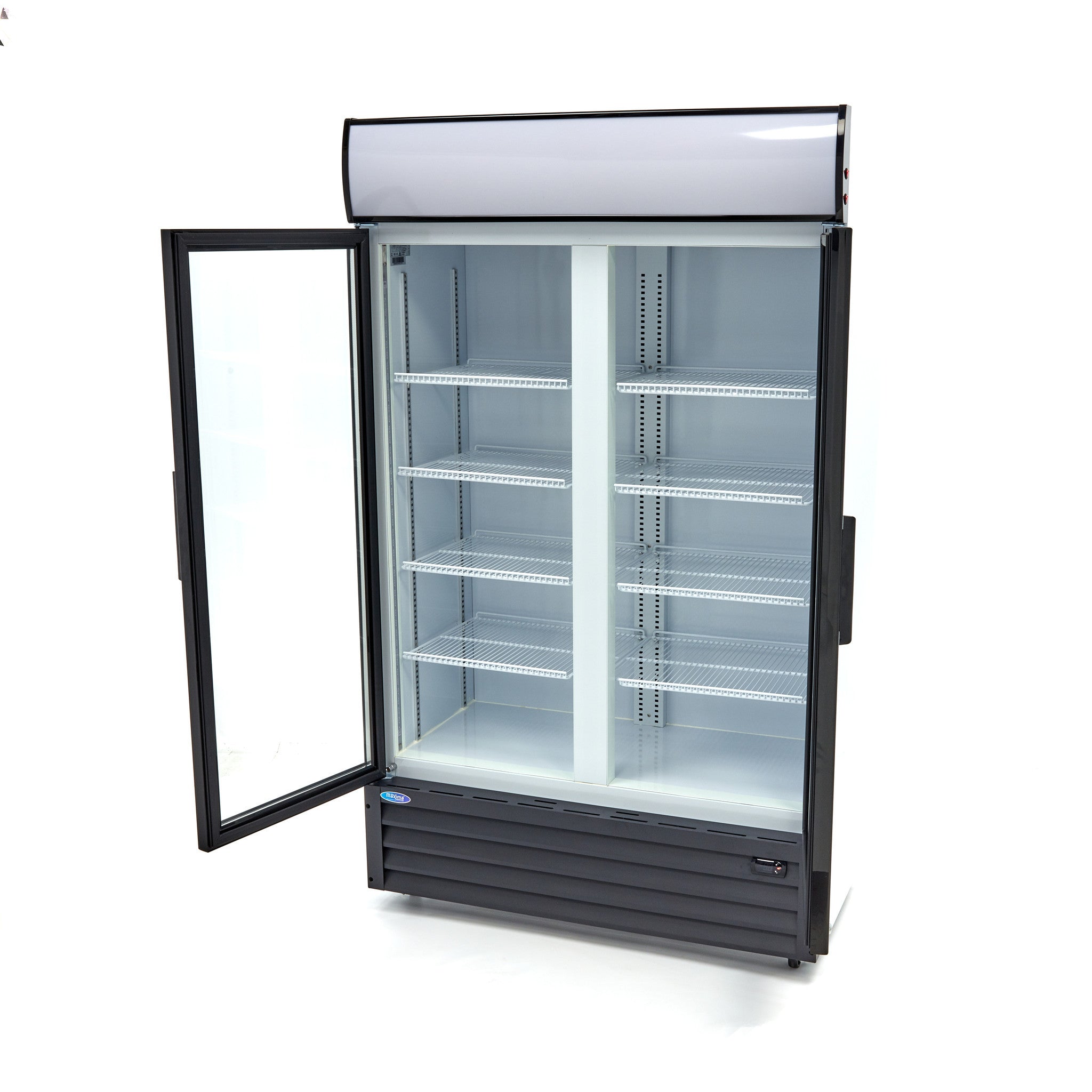 Réfrigérateur à boissons - 700L - 8 étagères réglables inox 680 W Maxima - vue 7 - Frigo professionnel vitré pro CHR - Cuistéo