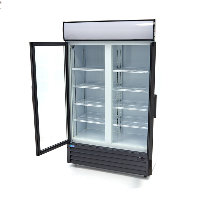 Réfrigérateur à boissons - 700L - 8 étagères réglables inox 680 W Maxima - vue 7 - Frigo professionnel vitré pro CHR - Cuistéo