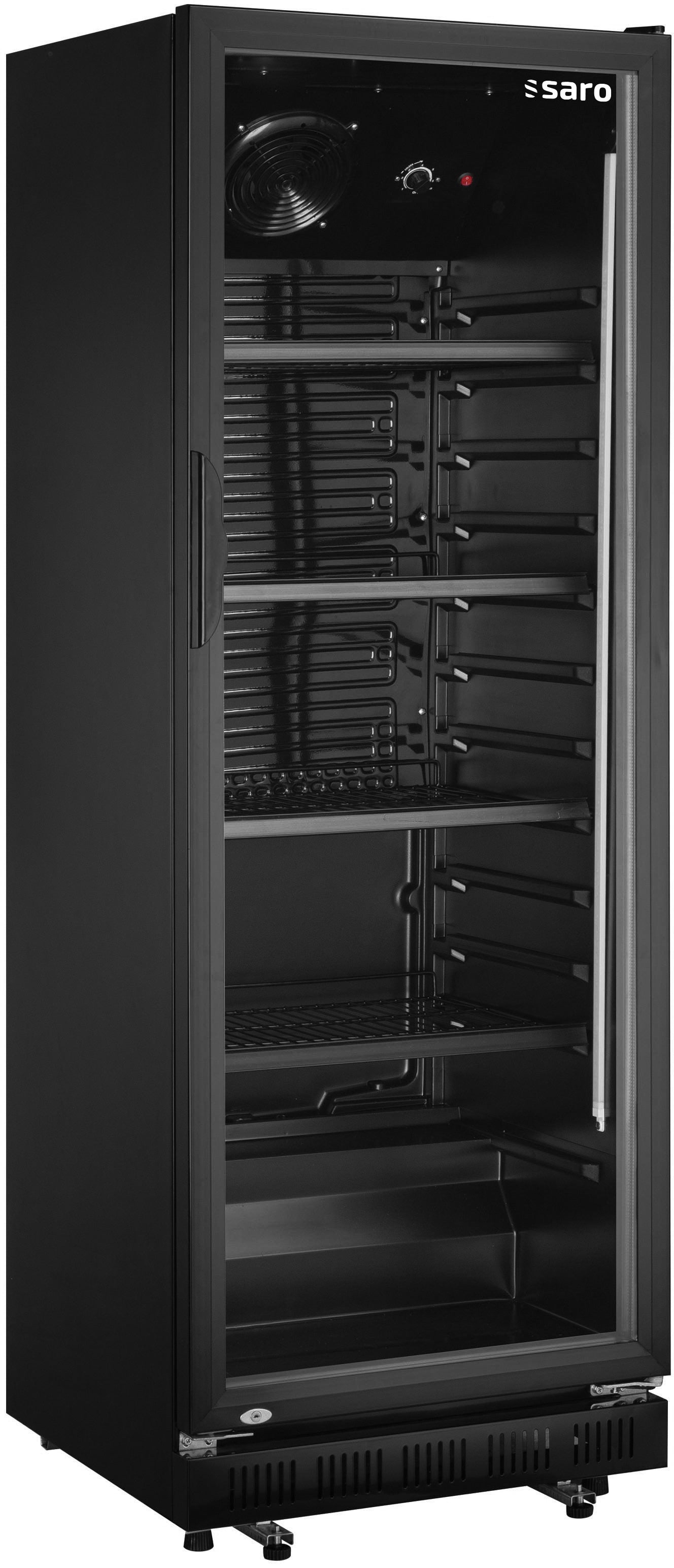 Armoire à boissons - 347L - Noir - Professionnel Saro - Armoire à boissons professionnel CHR - matériel cuisine pro - Cuistéo