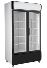 Réfrigérateur vitrine - 568L - 2 portes - LED Saro - Armoire à boissons professionnel CHR - matériel cuisine pro - Cuistéo