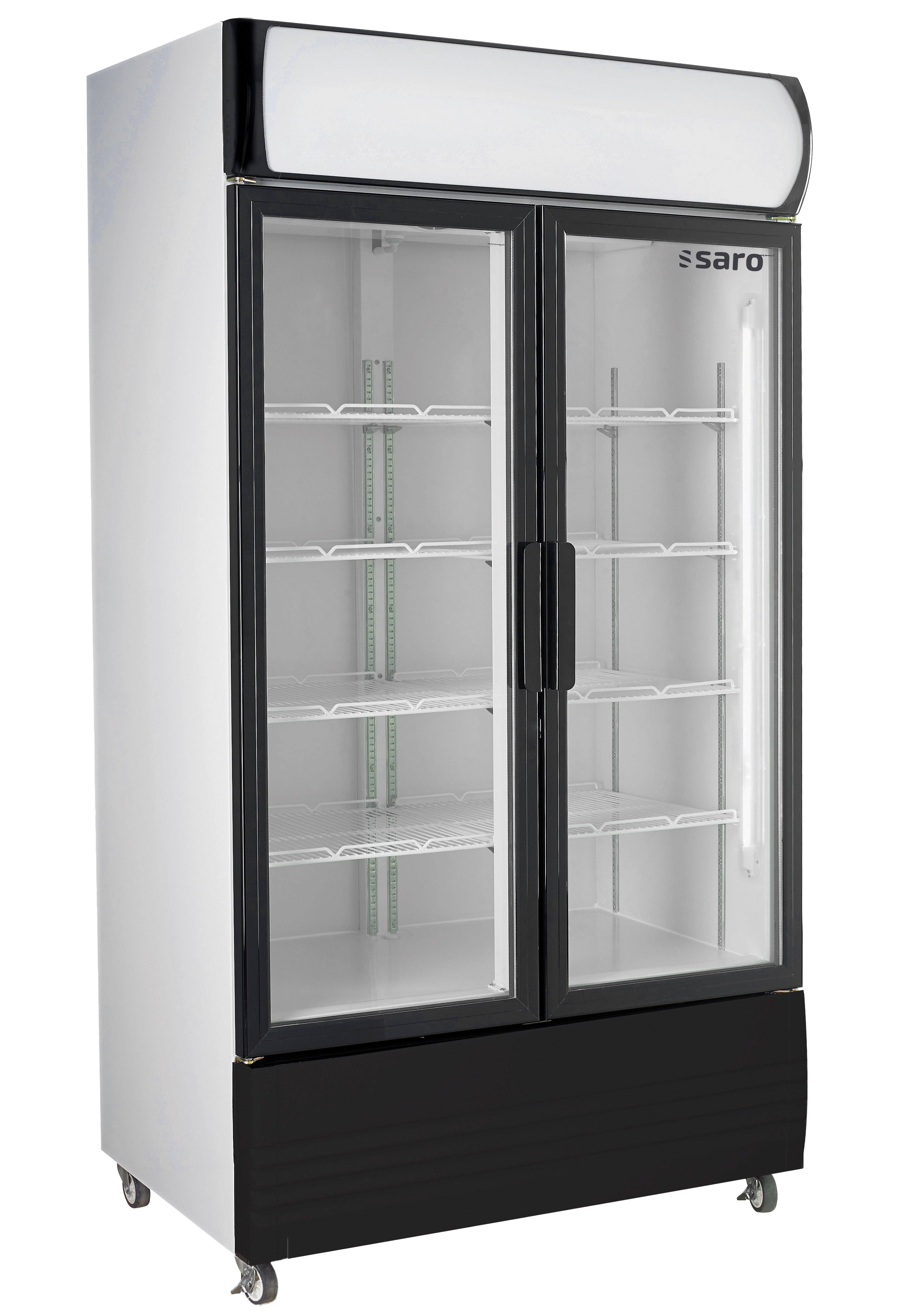 Réfrigérateur vitrine - 568L - 2 portes - LED Saro - Armoire à boissons professionnel CHR - matériel cuisine pro - Cuistéo