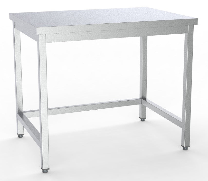 Plan de travail inox 1600x600x850 mm 160 L Combisteel - Table inox avec étagère professionnel CHR - matériel cuisine pro - Cuistéo