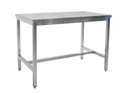 Table inox - Sans étagère - 1400x600x850mm Saro - Table inox avec étagère professionnel CHR - matériel cuisine pro - Cuistéo