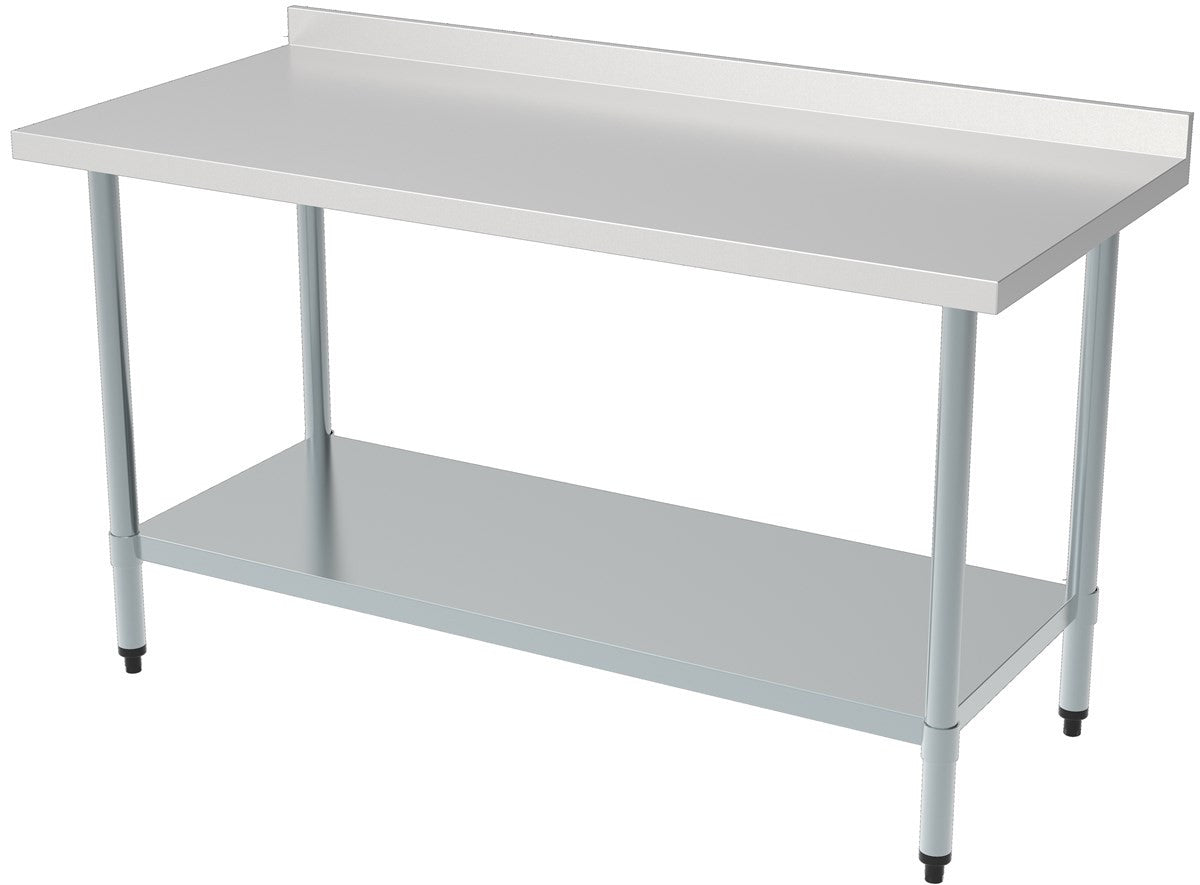 Plan de travail étagère à crédence inox 1800x700x890 mm 200 L Combisteel - Table inox avec étagère professionnel CHR - matériel cuisine pro - Cuistéo