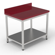 700 table de découpe avec étagère inox 1600x700x850 mm Combisteel - Table inox avec étagère professionnel CHR - matériel cuisine pro - Cuistéo