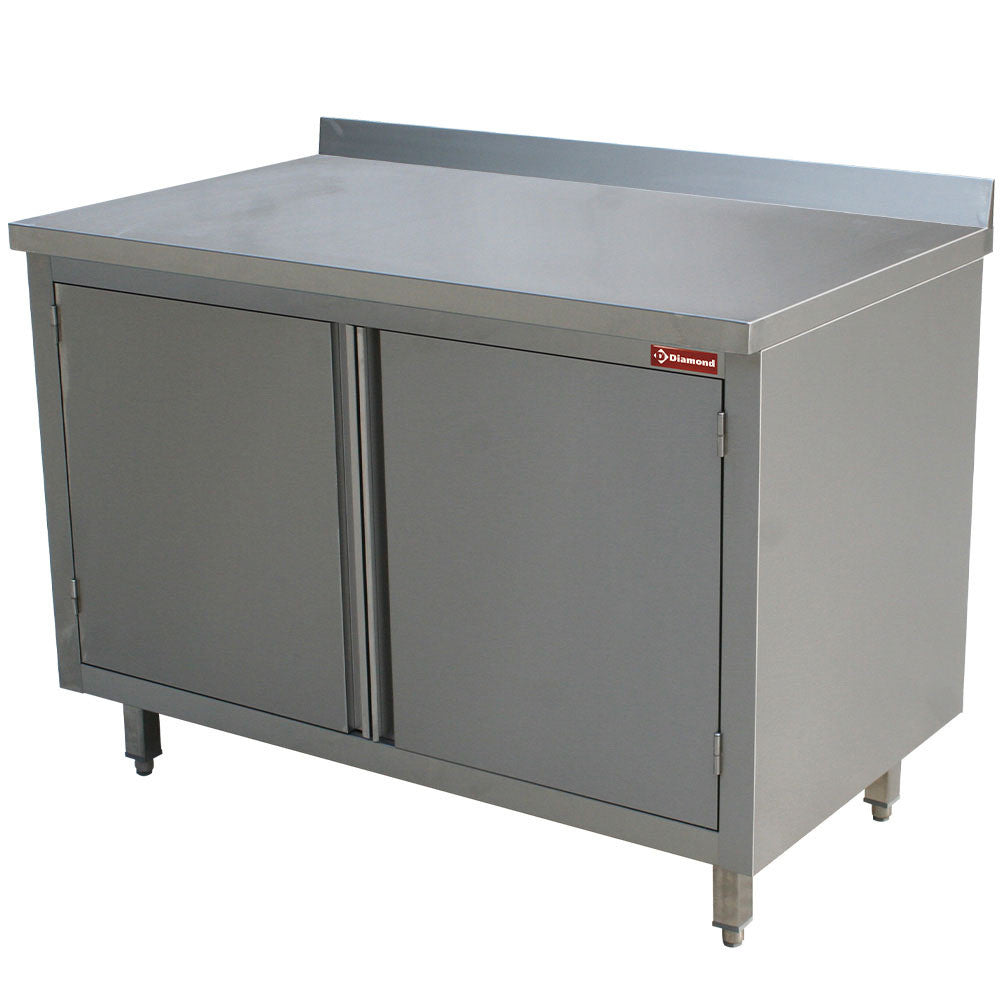 Table armoire neutre portes battantes - Diamond