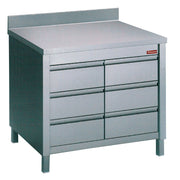 Table sur armoire avec 6 tiroirs - Diamond