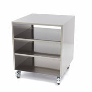 Table de machine en acier inoxydable - 60 x 60cm 120 L Maxima - Meuble bas inox professionnel CHR - matériel cuisine pro - Cuistéo