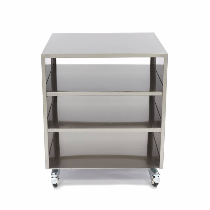 Table de machine en acier inoxydable - 60 x 60cm 120 L Maxima - vue 3 - Meuble bas inox pro CHR - Cuistéo