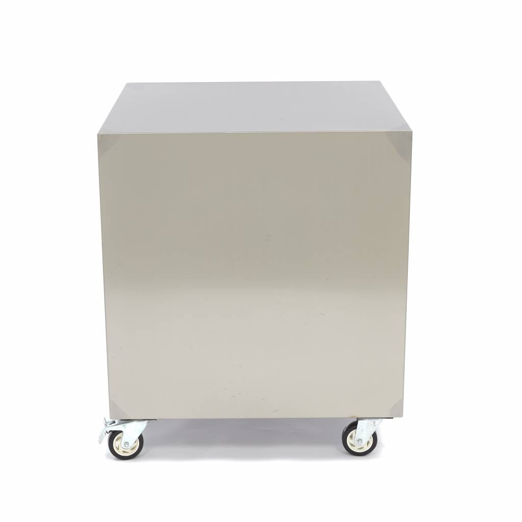 Table de machine en acier inoxydable - 60 x 60cm 120 L Maxima - vue 4 - Meuble bas inox pro CHR - Cuistéo