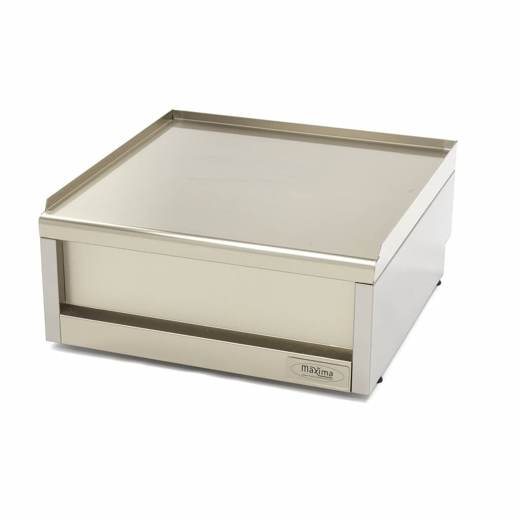 Espace de travail de cuisine professionnel - Double unité 750x600x900 mm Maxima - Table inox avec étagère professionnel CHR - matériel cuisine pro - Cuistéo