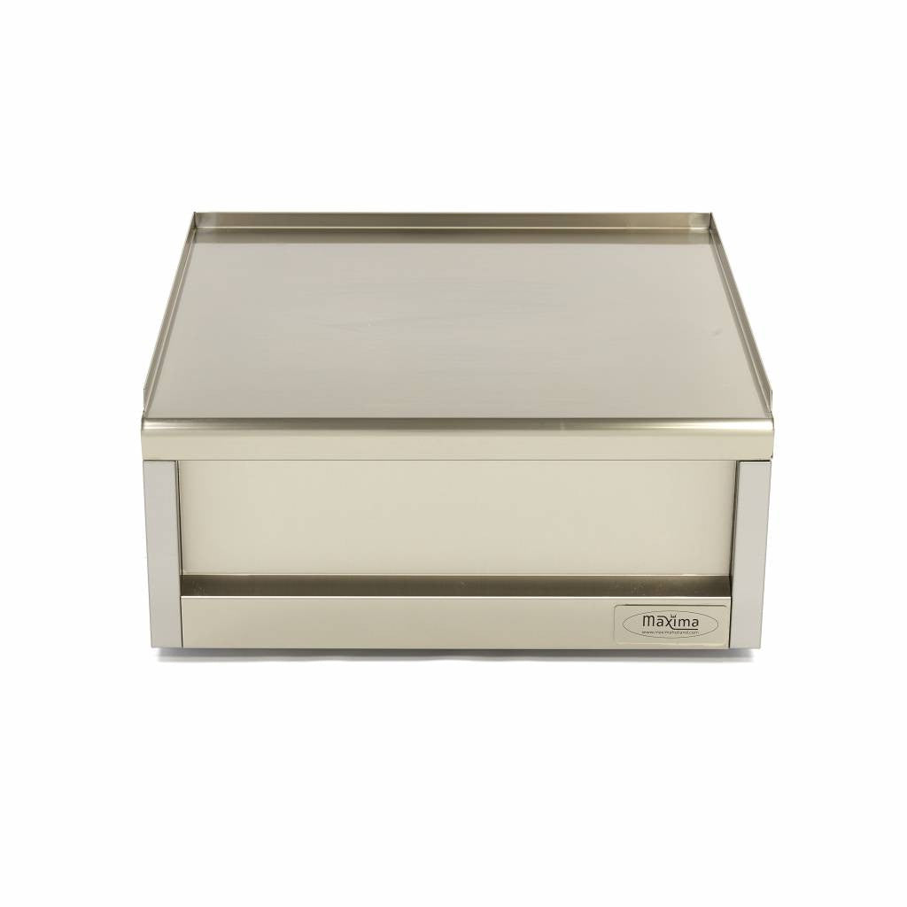Espace de travail de cuisine professionnel - Double unité 750x600x900 mm Maxima - vue 3 - Table inox avec étagère pro CHR - Cuistéo