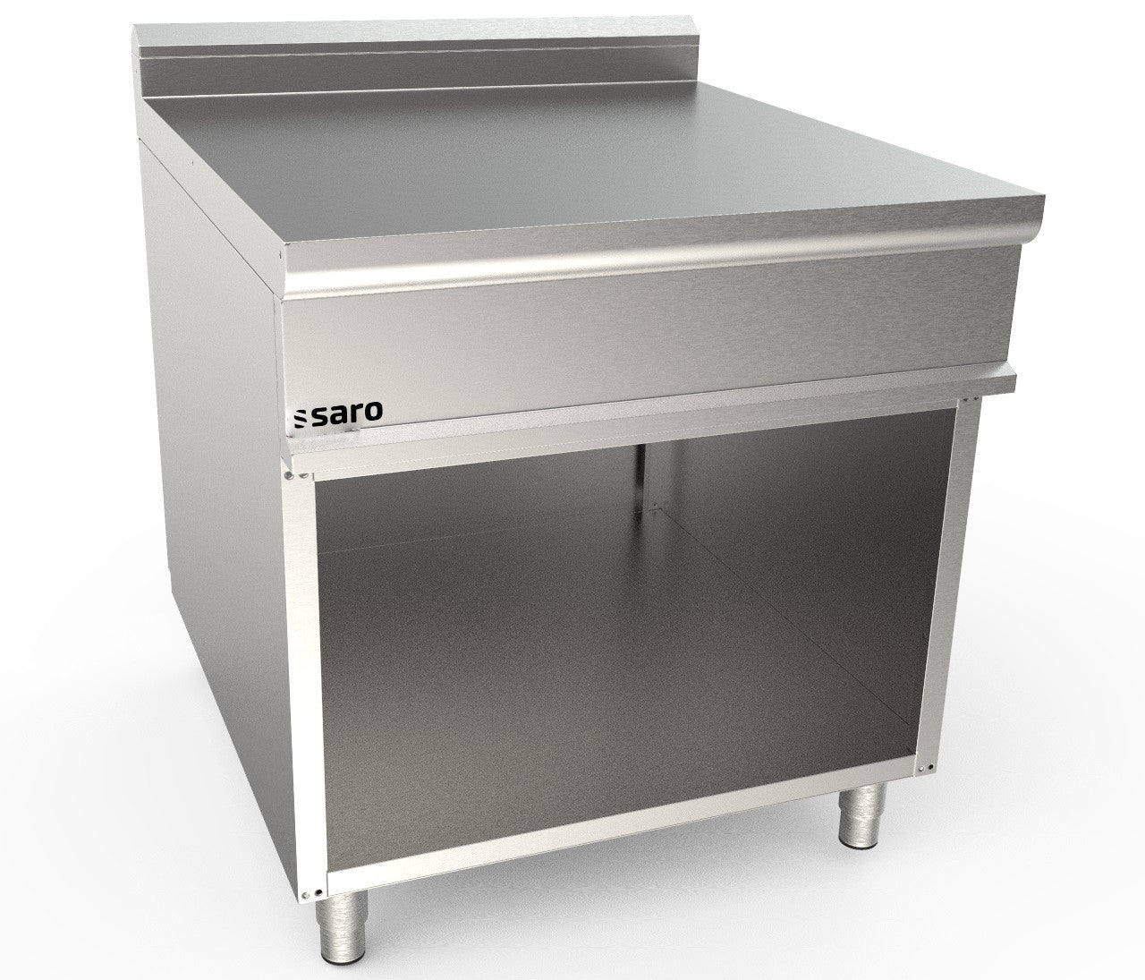 Élément neutre - Support ouvert - 800mm - LQ/ENN4BA Saro - Table inox avec étagère professionnel CHR - matériel cuisine pro - Cuistéo
