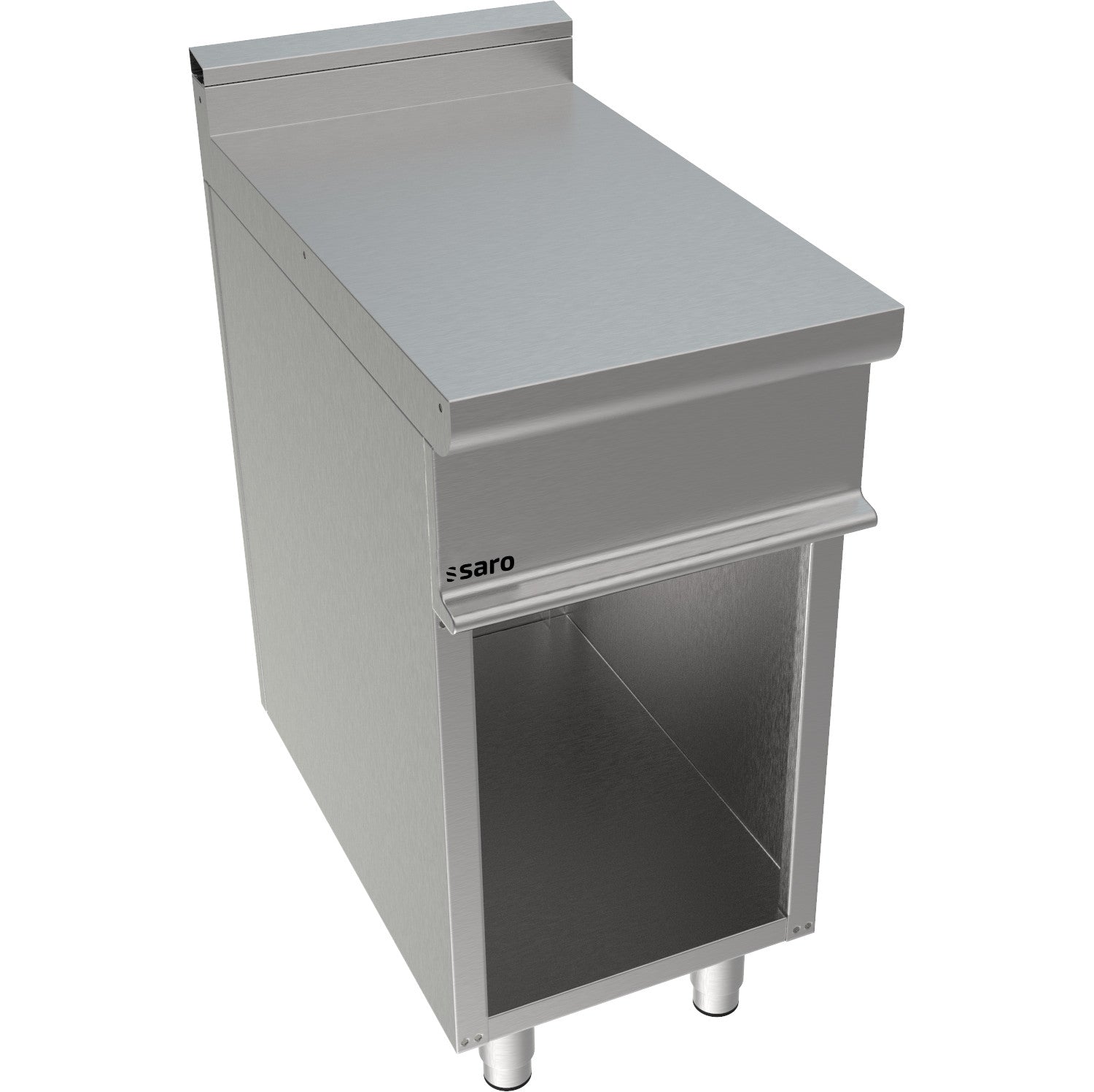 Élément neutre - Support ouvert - 400mm - E7/KNN1BA Saro - Table inox avec étagère professionnel CHR - matériel cuisine pro - Cuistéo