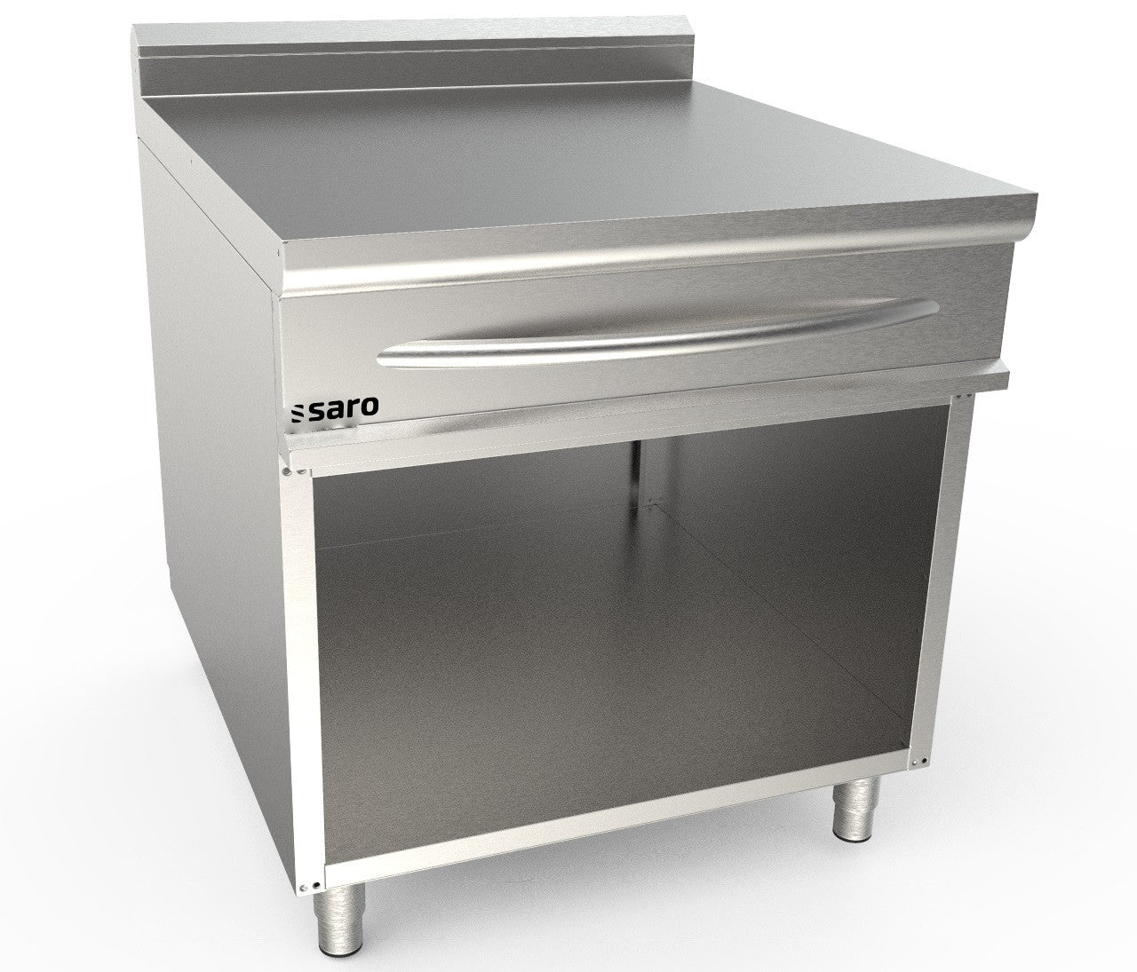 Élément neutre - Tiroir - 800mm - LQ/ENN4CA Saro - Table inox avec étagère professionnel CHR - matériel cuisine pro - Cuistéo