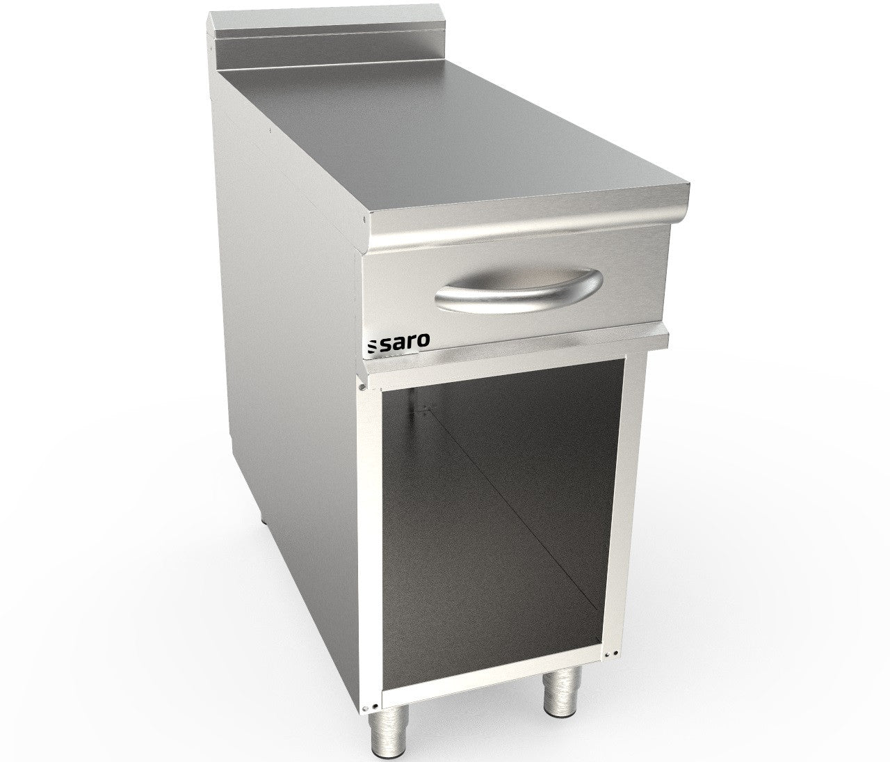 Élément neutre - Tiroir - 400mm - LQ/ENN2CA Saro - Table inox avec étagère professionnel CHR - matériel cuisine pro - Cuistéo