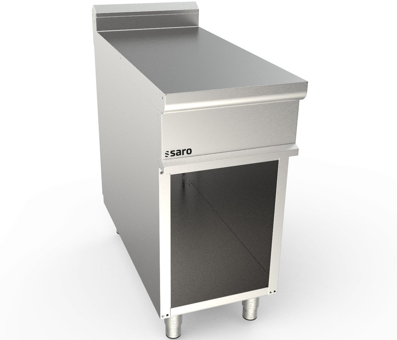 Élément neutre - Support ouvert - 400mm - LQ/ENN2BA Saro - Table inox avec étagère professionnel CHR - matériel cuisine pro - Cuistéo