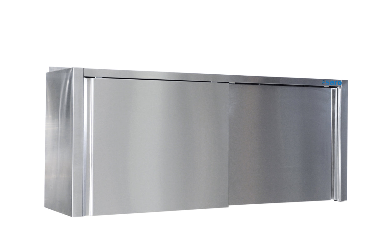 Armoire Suspendue - Inox - 1400x400x600mm - Portes Coulissantes Saro - Armoire réfrigérée professionnel CHR - matériel cuisine pro - Cuistéo