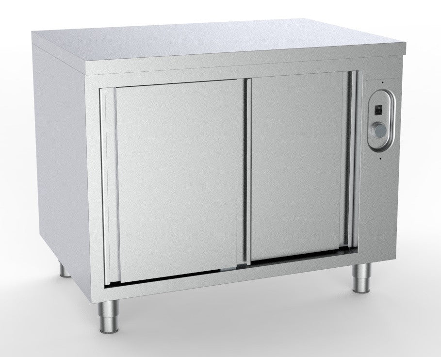 Armoire chauffante 1200x 700 mm 1.5 kW Combisteel - Table inox avec étagère professionnel CHR - matériel cuisine pro - Cuistéo