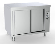 Armoire chauffante 2 portes 1600x700x850 mm 1.5 kW Combisteel - Table inox avec étagère professionnel CHR - matériel cuisine pro - Cuistéo