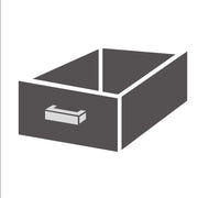 Bloc de 1-tiroir 1000x700x900 mm Combisteel - Table inox avec étagère professionnel CHR - matériel cuisine pro - Cuistéo