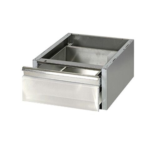 Bloc de 1-tiroir 1000x700x900 mm Combisteel - vue 2 - Table inox avec étagère pro CHR - Cuistéo