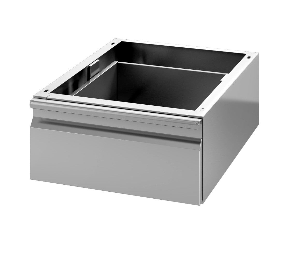 Bloc de tiroirs 1 tiroir pour table 700 inox 1200x700x900 mm Combisteel - Table inox avec étagère professionnel CHR - matériel cuisine pro - Cuistéo