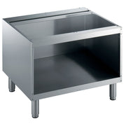 Soubassement ouvert 800 mm inox - Diamond