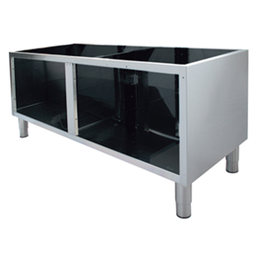 Soubassement ouvert en inox - Diamond