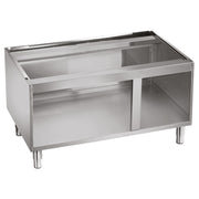 Soubassement ouvert sur pieds inox réglables - Diamond