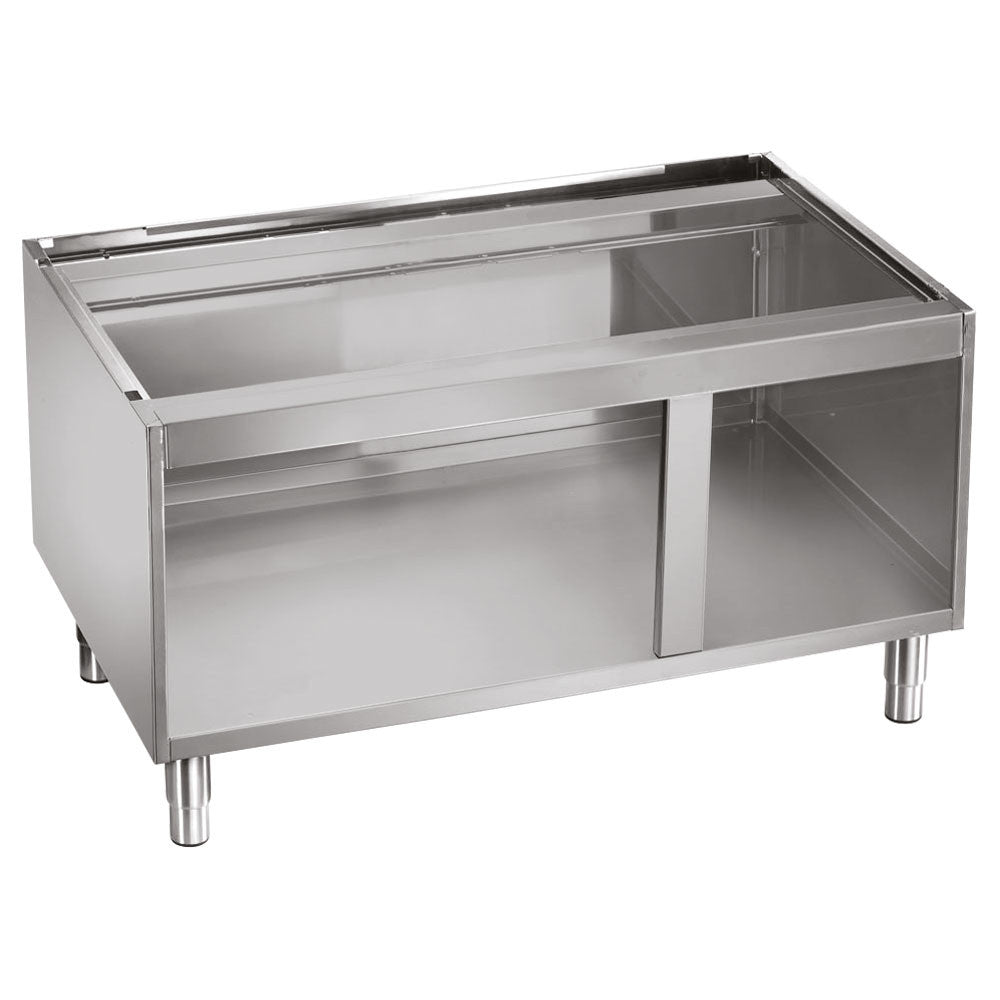Soubassement ouvert sur pieds inox réglables - Diamond