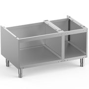 Soubassement ouvert sur pieds réglables inox - Diamond