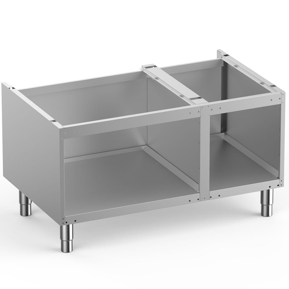 Soubassement ouvert sur pieds réglables inox - Diamond