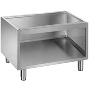 Soubassement ouvert / pieds inox réglables - Diamond