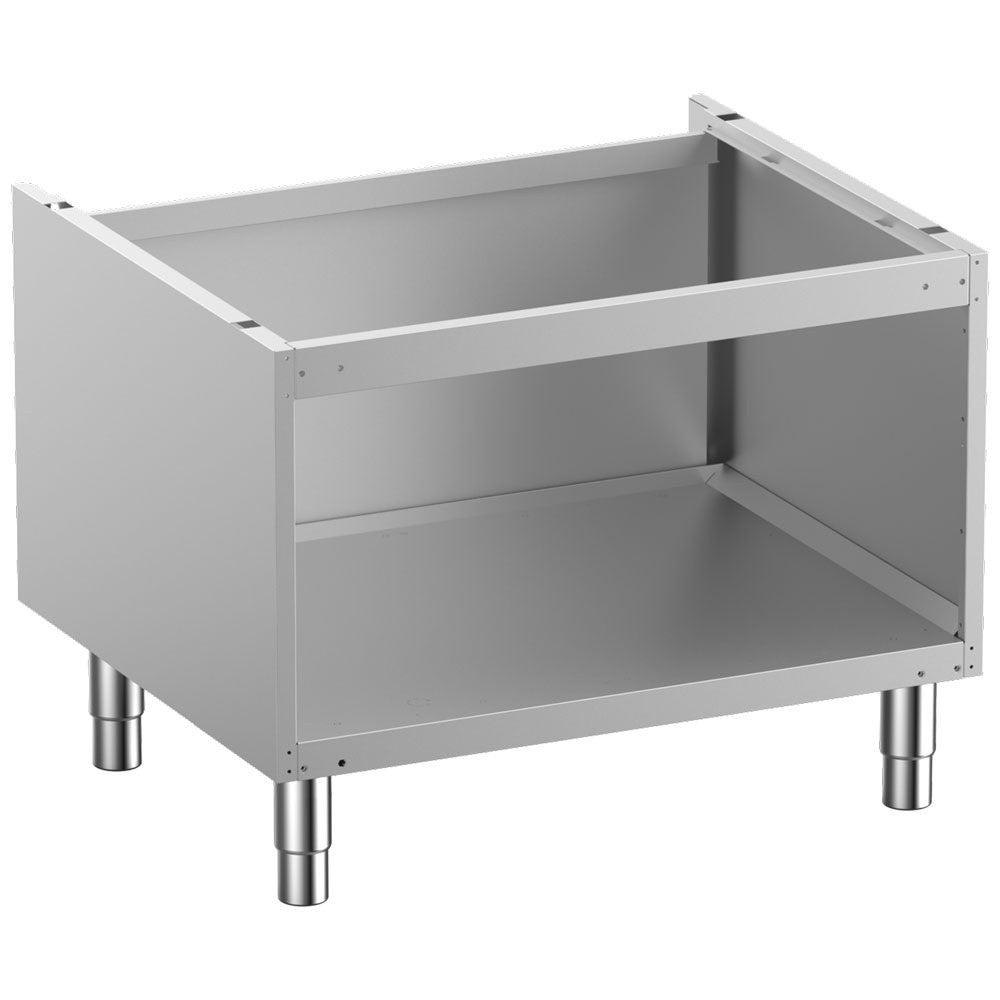 Soubassement ouvert - pieds inox réglables - Diamond