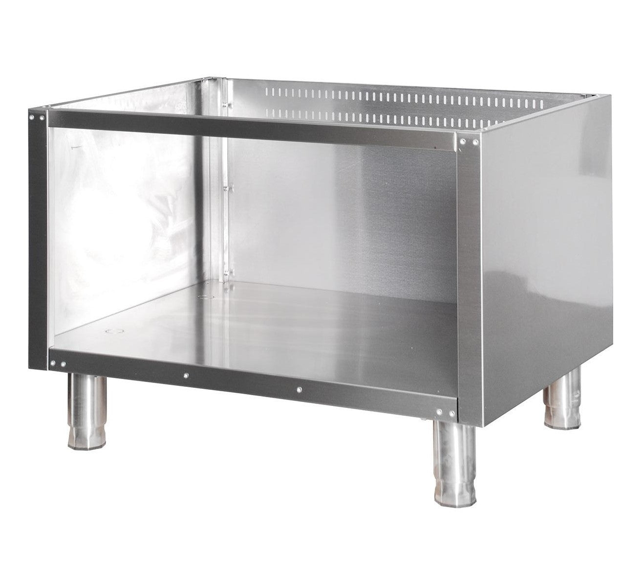 Support de luxe - Double Unit - Profondeur de 90 cm - Ouvert Maxima - Soubassement inox professionnel CHR - matériel cuisine pro - Cuistéo
