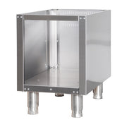 Support Unité Simple - 90 cm de Profondeur - Ouvert Maxima - Soubassement inox professionnel CHR - matériel cuisine pro - Cuistéo