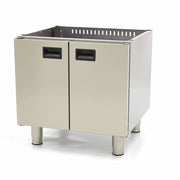 Support professionnel - Double unité - 60 cm de profondeur - 2 portes Maxima - Soubassement inox professionnel CHR - matériel cuisine pro - Cuistéo