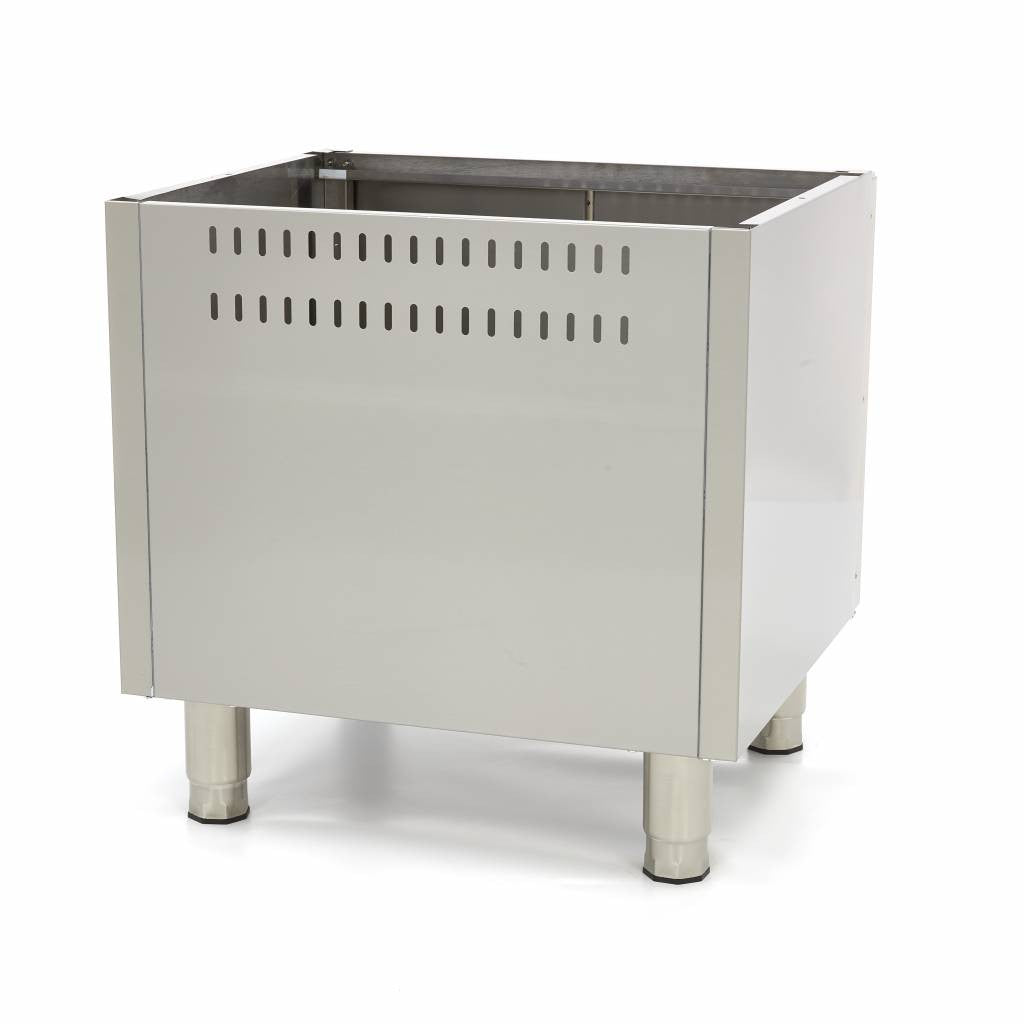 Support professionnel - Double unité - 60 cm de profondeur - 2 portes Maxima - vue 4 - Soubassement inox pro CHR - Cuistéo