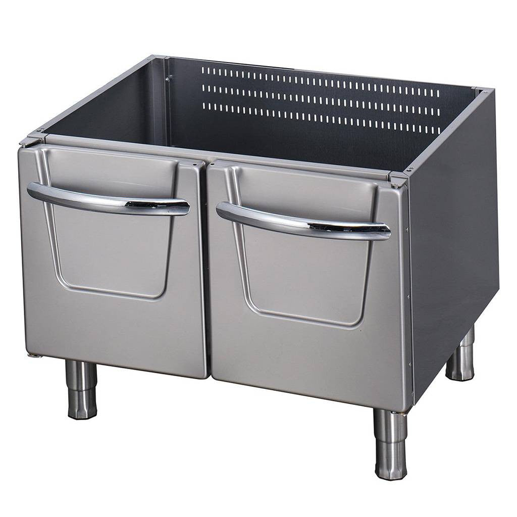 Support - Double unité 1000x700x600 mm Maxima - Soubassement inox professionnel CHR - matériel cuisine pro - Cuistéo