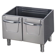 Support - Double unité 1000x700x600 mm Maxima - Soubassement inox professionnel CHR - matériel cuisine pro - Cuistéo