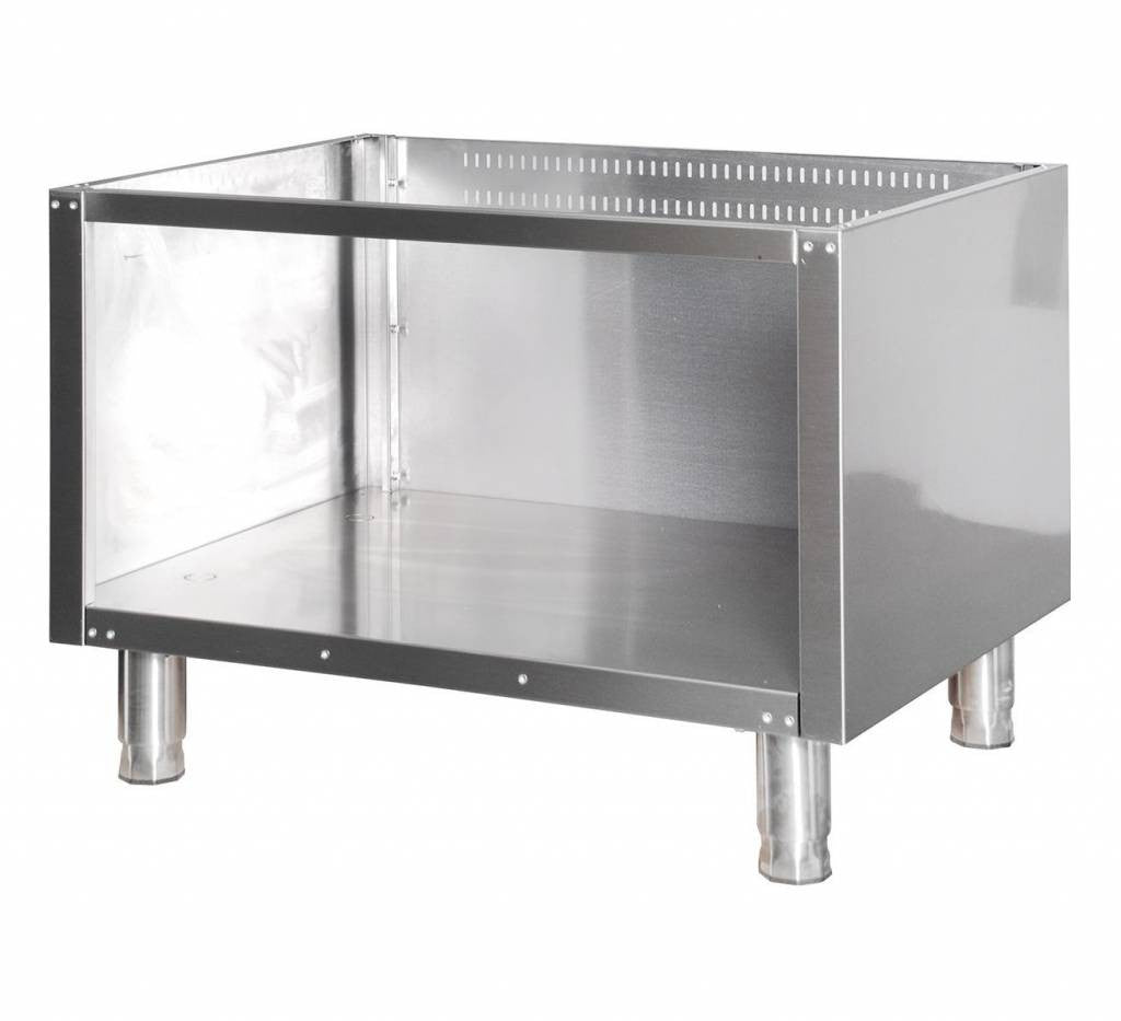Support - Unité Simple - Profondeur de 70cm - Ouvert Maxima - Soubassement inox professionnel CHR - matériel cuisine pro - Cuistéo