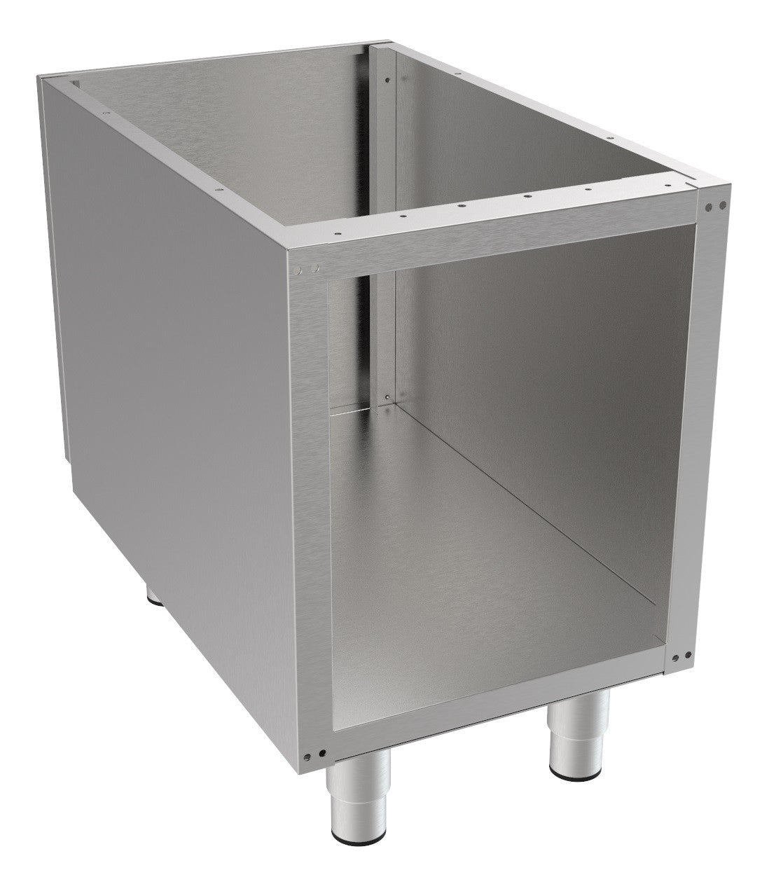 Châssis Table - 400x700x590mm - Inox - Support Four Saro - Soubassement inox professionnel CHR - matériel cuisine pro - Cuistéo