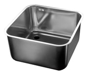 Bac Plonge encastrable 400x400x200 mm inox Combisteel - Table inox avec étagère professionnel CHR - matériel cuisine pro - Cuistéo