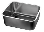 Plonge encastrable 340x400x200 mm inox Combisteel - Table inox avec étagère professionnel CHR - matériel cuisine pro - Cuistéo