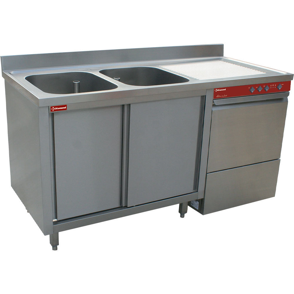 Ensemble plonge sur armoire/lave-vaisselle - Diamond